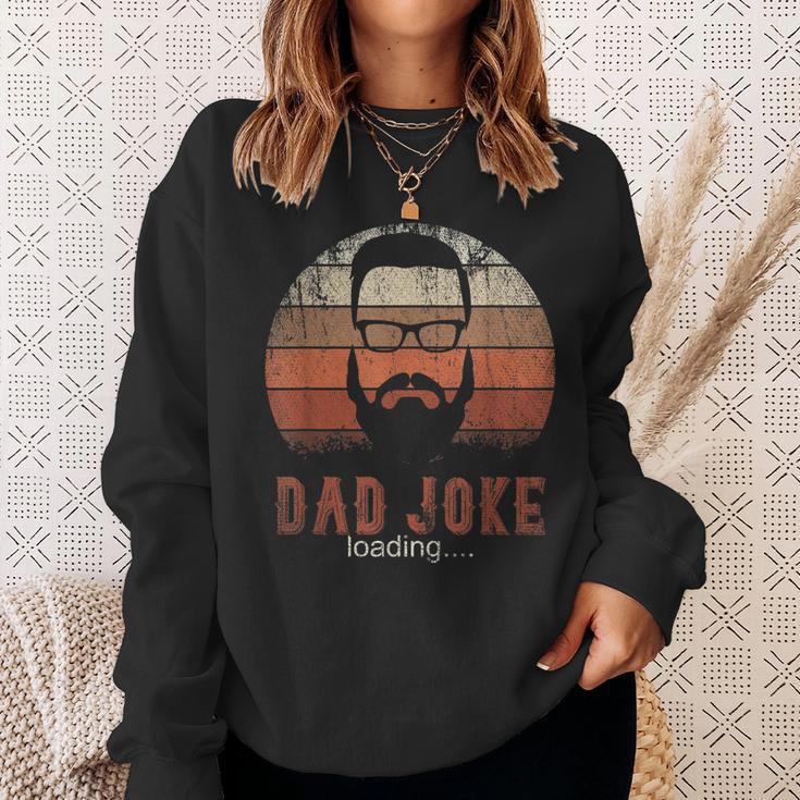 Herren Retro Hipster Papa Geschenk Zum Männertag Vater Witze Sweatshirt Geschenke für Sie