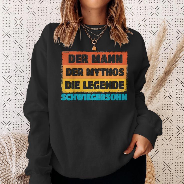 Herren Schwiegersohn Der Mann Der Mythos Die Legende Geschenk Sweatshirt Geschenke für Sie