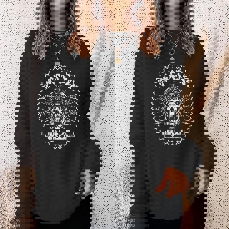 Herren Sweatshirt zum 60. Geburtstag, Heavy Metal Rockstar & Gitarre Design Geschenke für Sie