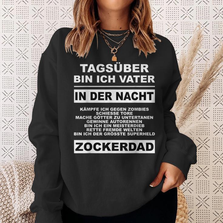 Herren Zockerdad Pc Spiele Gaming Zocken Konsole Sweatshirt Geschenke für Sie