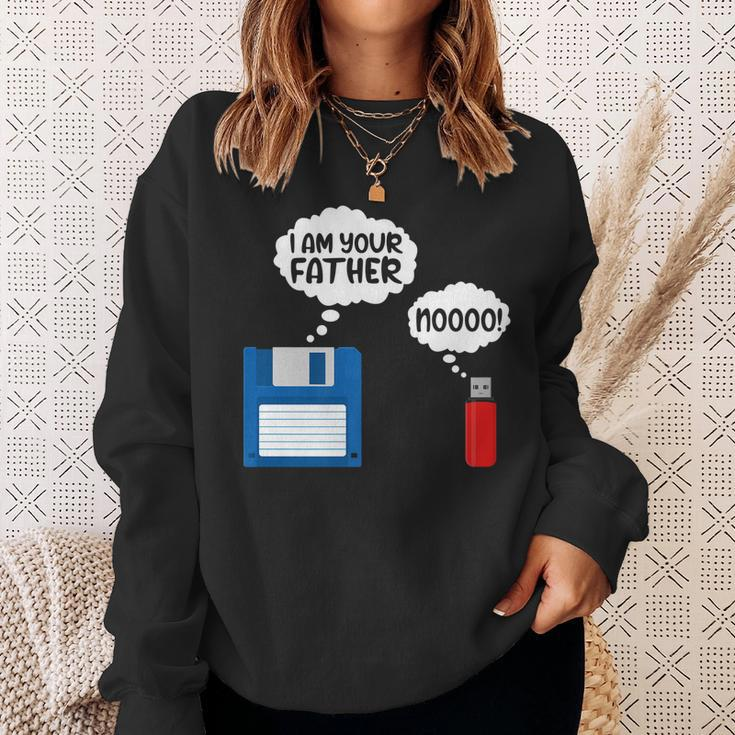 I Am Your Father Fun Usb Floppy Disk It Computer Geek Nerds Sweatshirt Gifts for Her