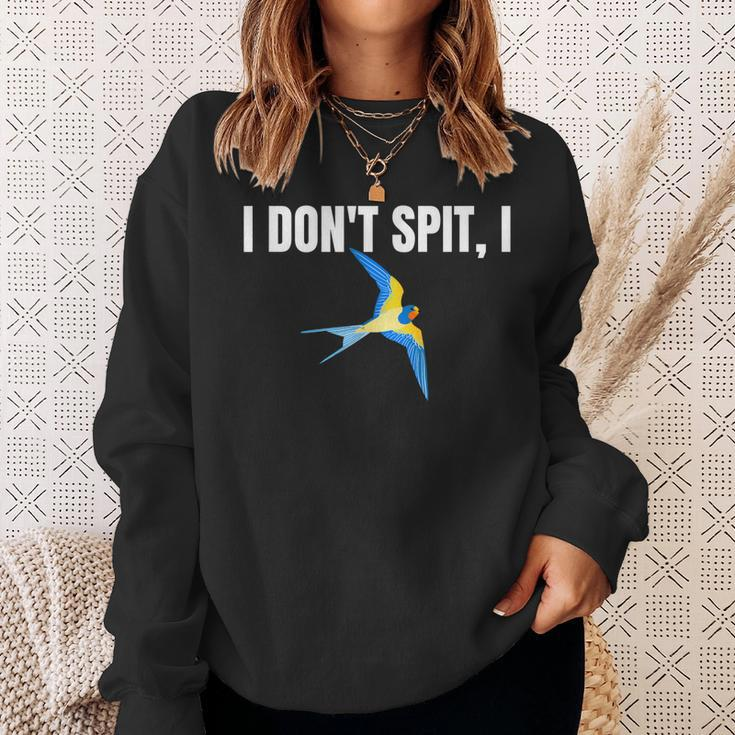 I Dont Spit I Swallow Funny Bird Watching Party Bbq PartySweatshirt Gifts for Her