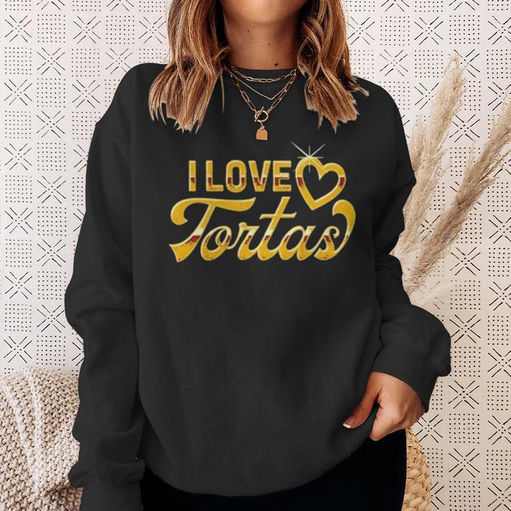 I Love Tortas Classic Sweatshirt Gifts for Her