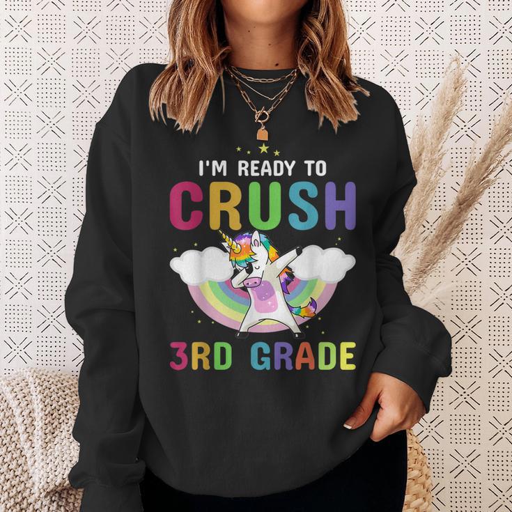 Ich Bin Bereit Einhorn-Kinder Der 3 Klasse Zurück In Die Sweatshirt Geschenke für Sie