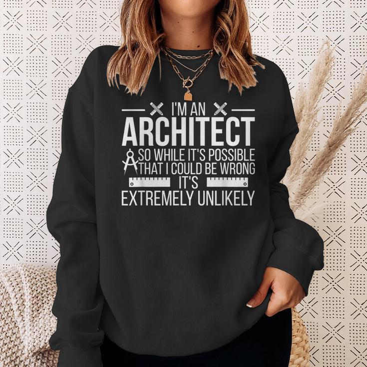 Ich Bin Ein Architekt Architekturarchitekten Sweatshirt Geschenke für Sie