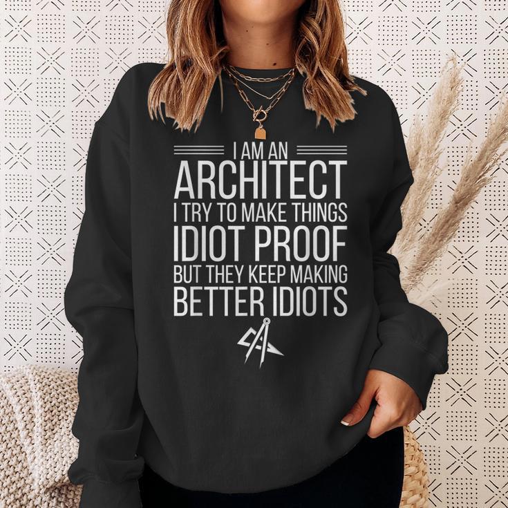 Ich Bin Ein Architekt Architekturarchitekten V2 Sweatshirt Geschenke für Sie