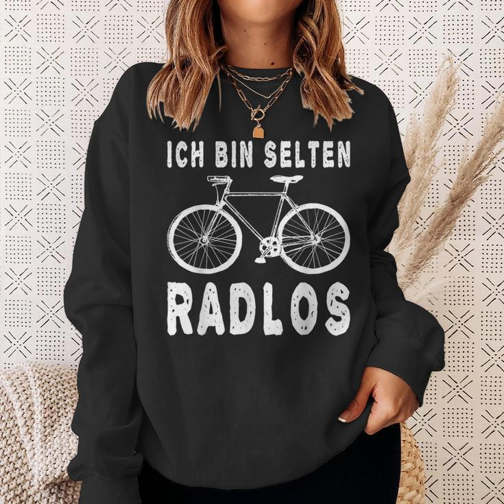Ich Bin Selten Radlos Fahrradfahrer Fahrrad Fahren Sweatshirt Geschenke für Sie