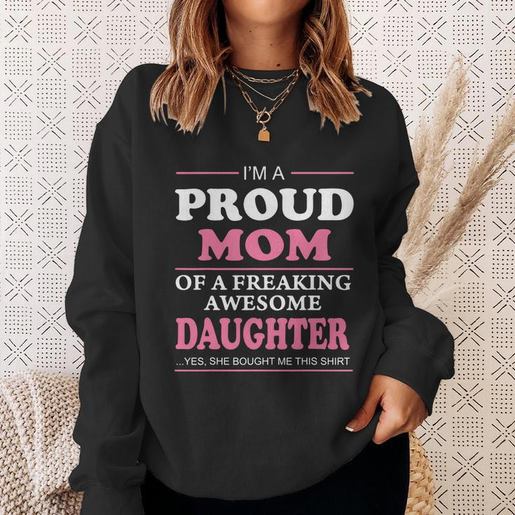 Im A Pround Mom Of A Freaking Awesome Son Best Gift For Mothers Day Sweatshirt Gifts for Her