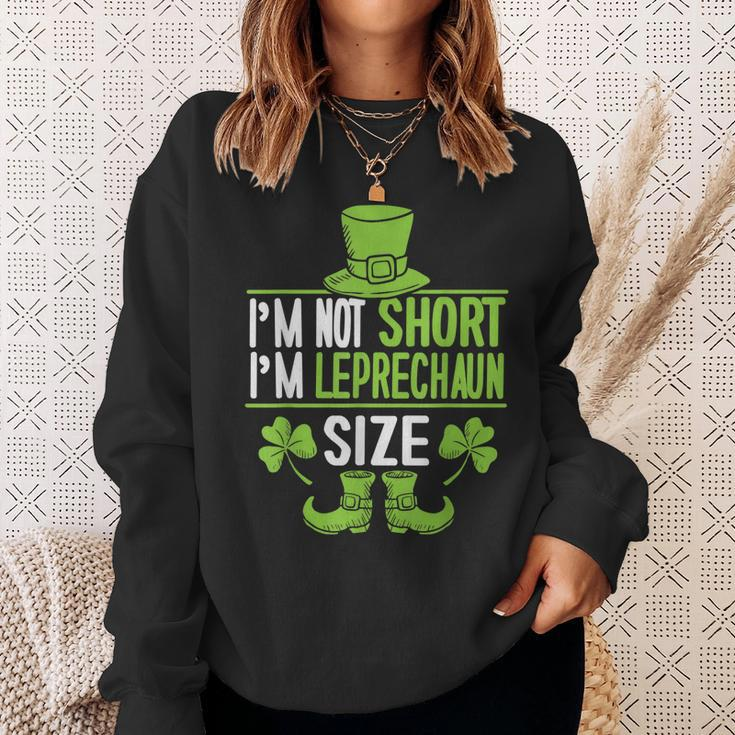 Im Not Short Im Leprechaun Size St Patricks Day Sweatshirt Gifts for Her