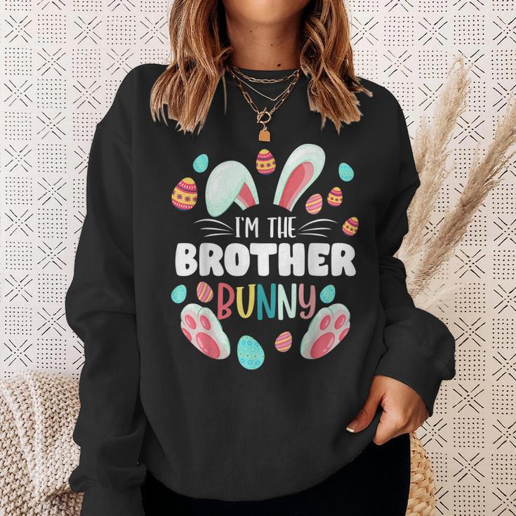 Im The Brother Bunny Matching Family Easter Party Sweatshirt Gifts for Her