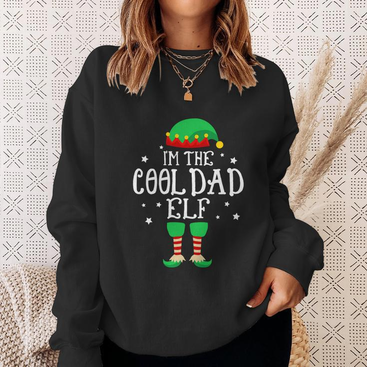 Im The Cool Dad Elf Funny Xmas Elf Fathers Day Sweatshirt Gifts for Her