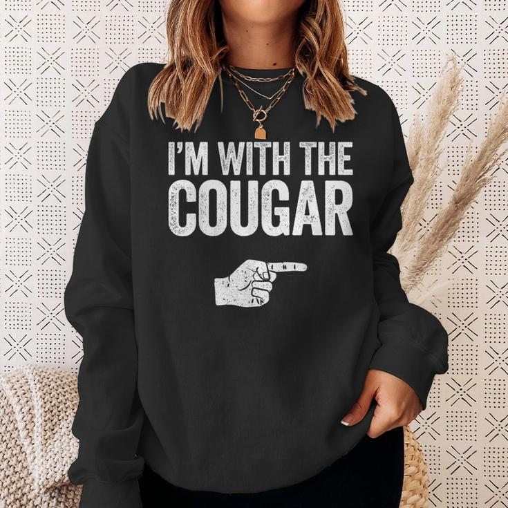 Im With The Cougar Matching Cougar Sweatshirt Gifts for Her