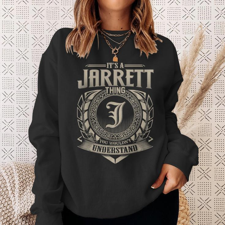 Its A Jarrett Thing You Wouldnt Understand Name Vintage Sweatshirt Gifts for Her