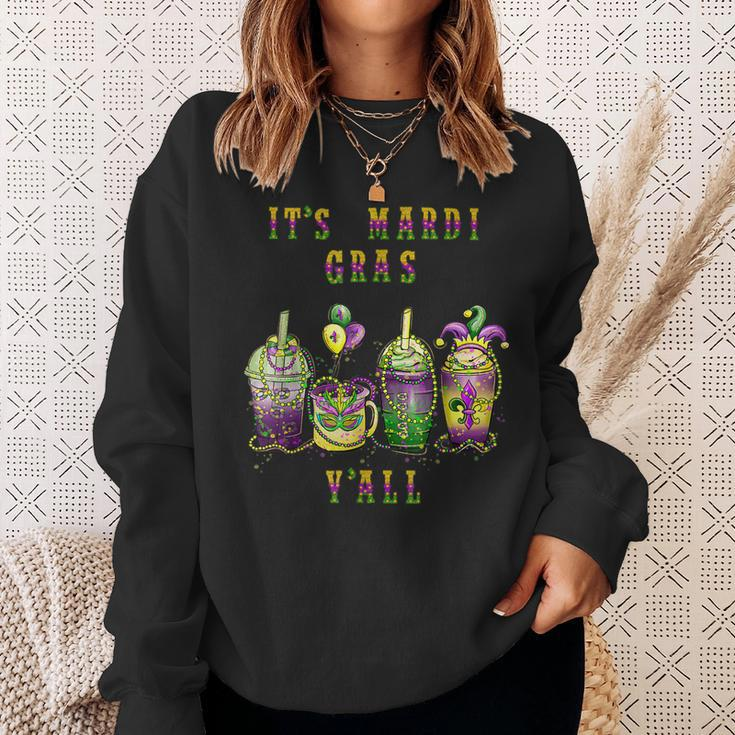 Its Mardi Gras Yall Bourbon Street Party New Orleans Sweatshirt Gifts for Her