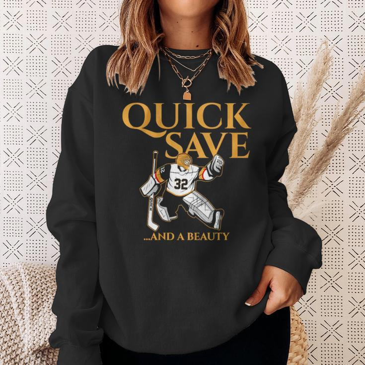 Jonathan Quick Las Vegas Quick Save Sweatshirt Gifts for Her
