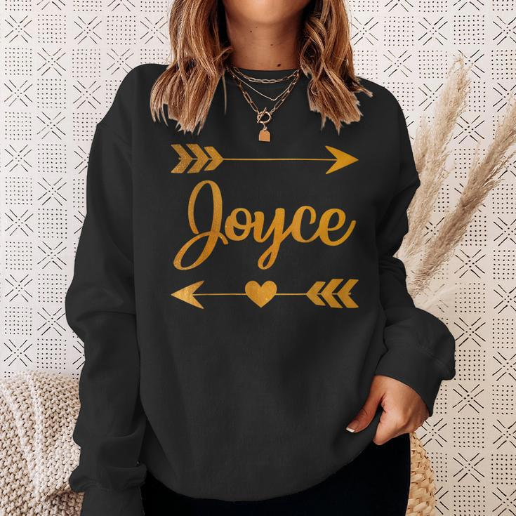 Joyce Personalized Name Funny Birthday Custom Mom Gift Idea Men Women Sweatshirt Graphic Print Unisex Gifts for Her