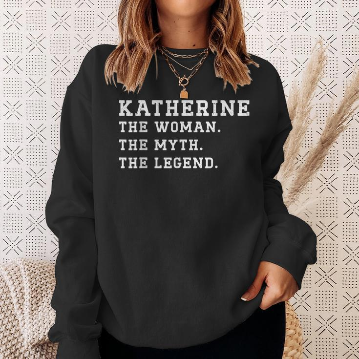 Katherine The Woman Myth Legend Custom Name Sweatshirt Gifts for Her