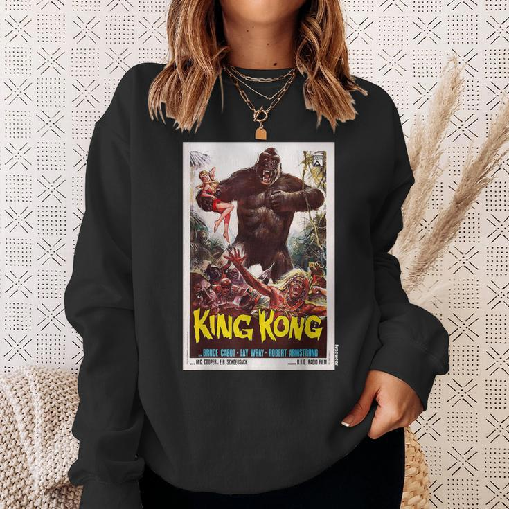King Kong Movie Poster Vintage Sweatshirt Gifts for Her