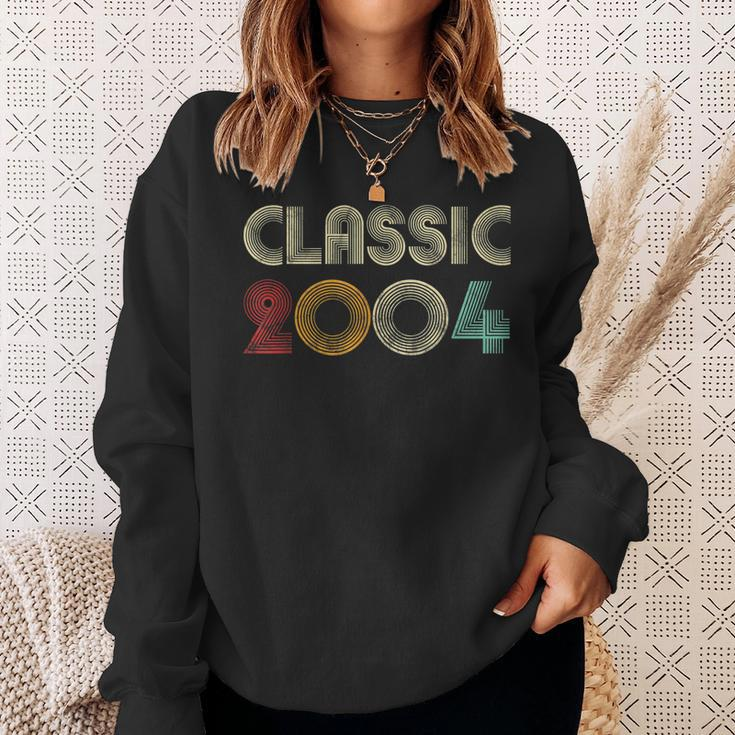 Klassisch 2004 Vintage 19 Geburtstag Geschenk Classic Sweatshirt Geschenke für Sie