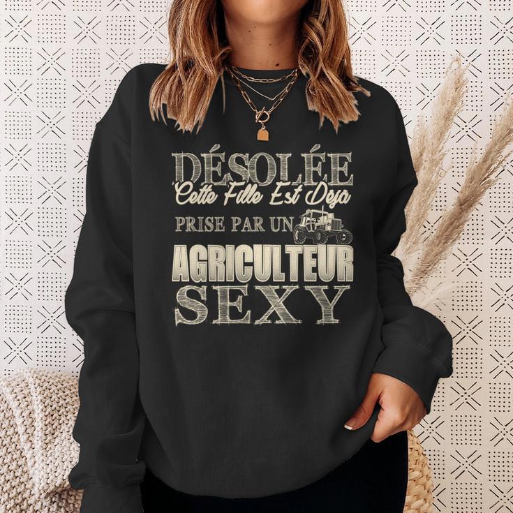 Landwirtin Super Sexy Freund Sweatshirt, Lustiges Beziehungsshirt Geschenke für Sie