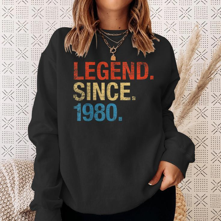 Legend Since 1980 42 Geburtstag Geschenk Legende Seit 1980 Sweatshirt Geschenke für Sie