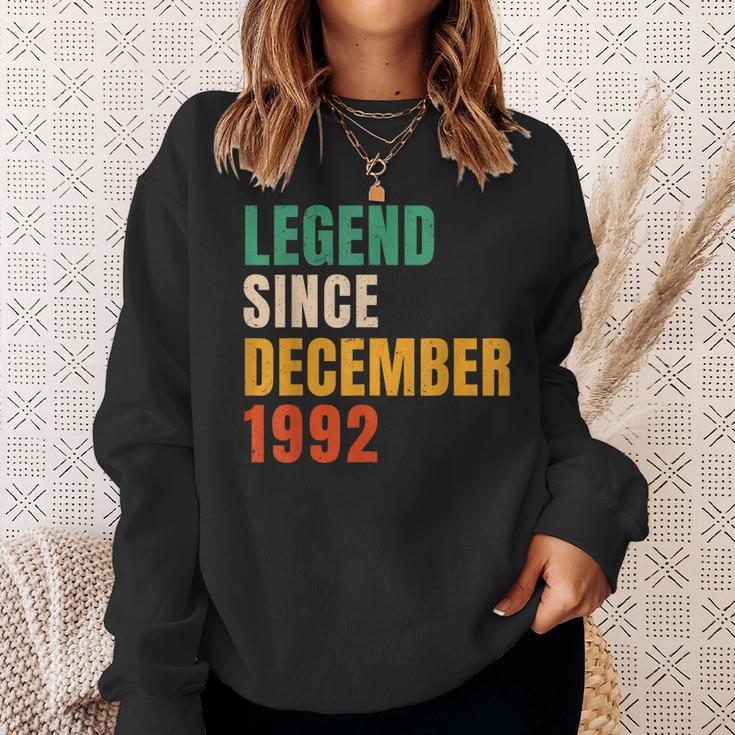 Legend Since December 1992 Retro 30Er Geburtstag Sweatshirt Geschenke für Sie