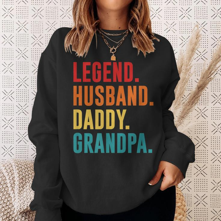 Legend Husband Daddy Grandpa Best Fathers Day Surprise Dad Sweatshirt Gifts for Her