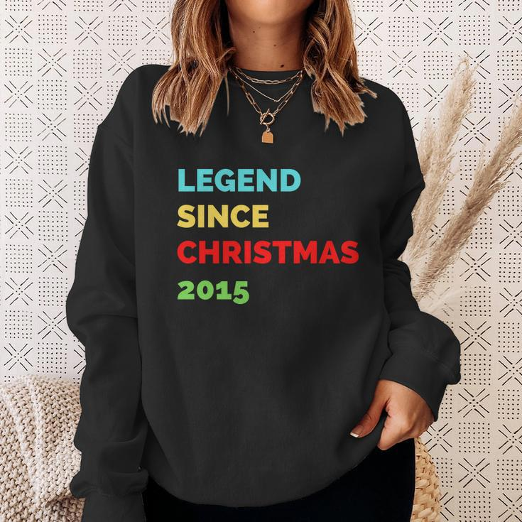 Legend Since Christmas 2015 Funny Quote Birthday Sweatshirt Gifts for Her