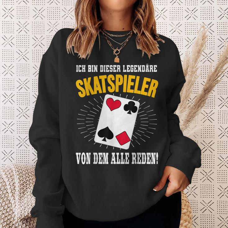 Legendäre Skatspieler Skatkarten Skat Spielen Skatspieler Sweatshirt Geschenke für Sie