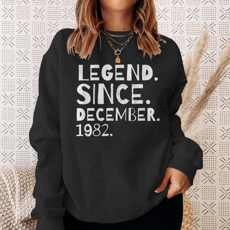 Legende seit Dezember 1982, Geburtstags-Sweatshirt für Bruder & Schwester Geschenke für Sie
