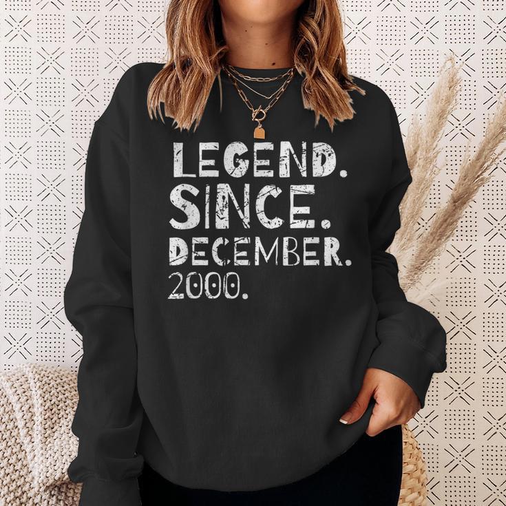 Legende Seit Dezember 2000 Geburtstagsfeier Männer Frauen Sweatshirt Geschenke für Sie