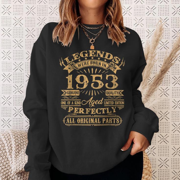 Legenden 1953 Geburtstag Sweatshirt, 70er Jahre Mann Jubiläum Tee Geschenke für Sie