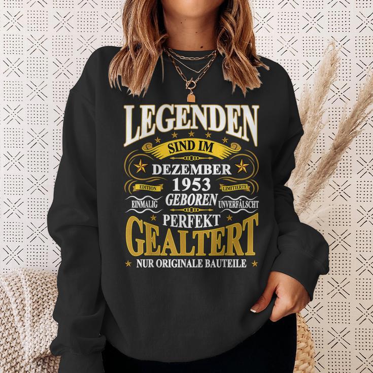 Legenden Dezember 1953 Geburtstag Sweatshirt, Lustiges 70. Jubiläums Tee Geschenke für Sie