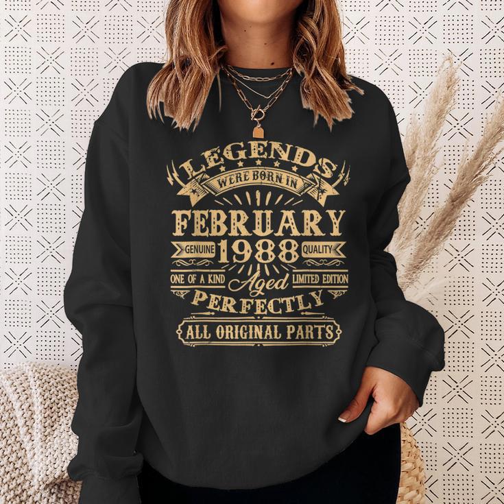 Legenden Februar 1988 35. Geburtstag Sweatshirt für Männer Geschenke für Sie