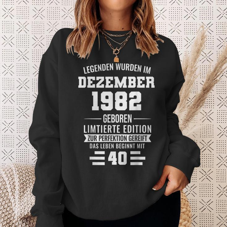 Legenden Wurden Im Dezember 1982 40Geburtstag Sweatshirt Geschenke für Sie