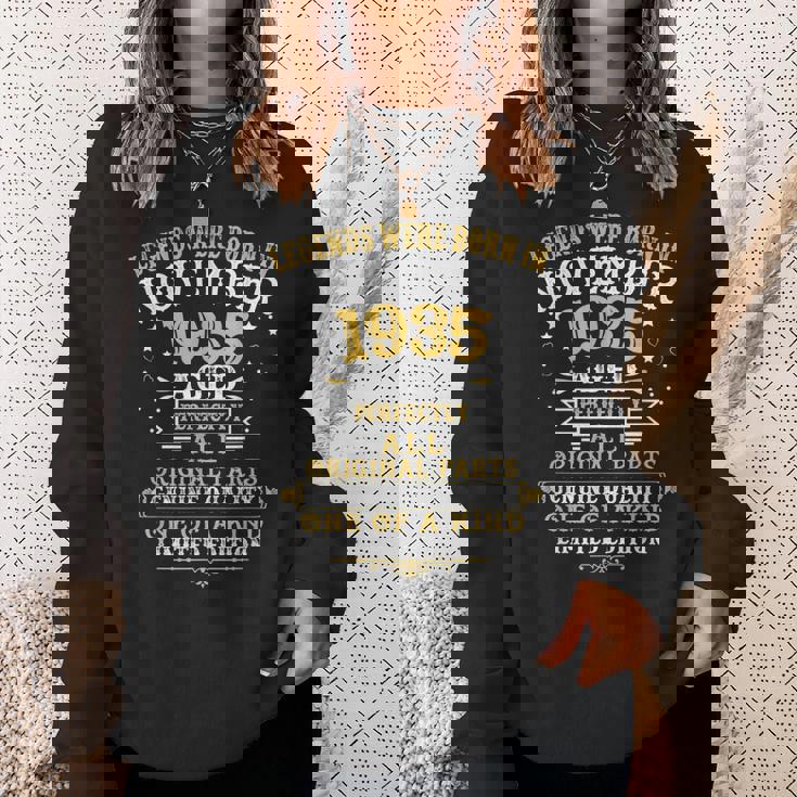 Legends Were Born In November 1935 87 Geburtstag Geschenke Sweatshirt Geschenke für Sie