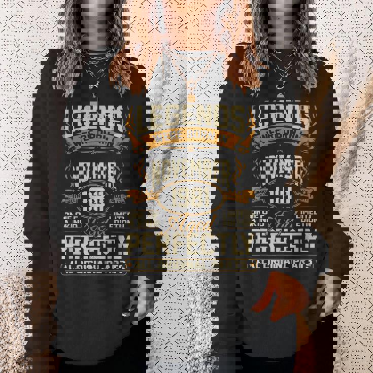 Legends Were Born In November 1981 Sweatshirt Gifts for Her