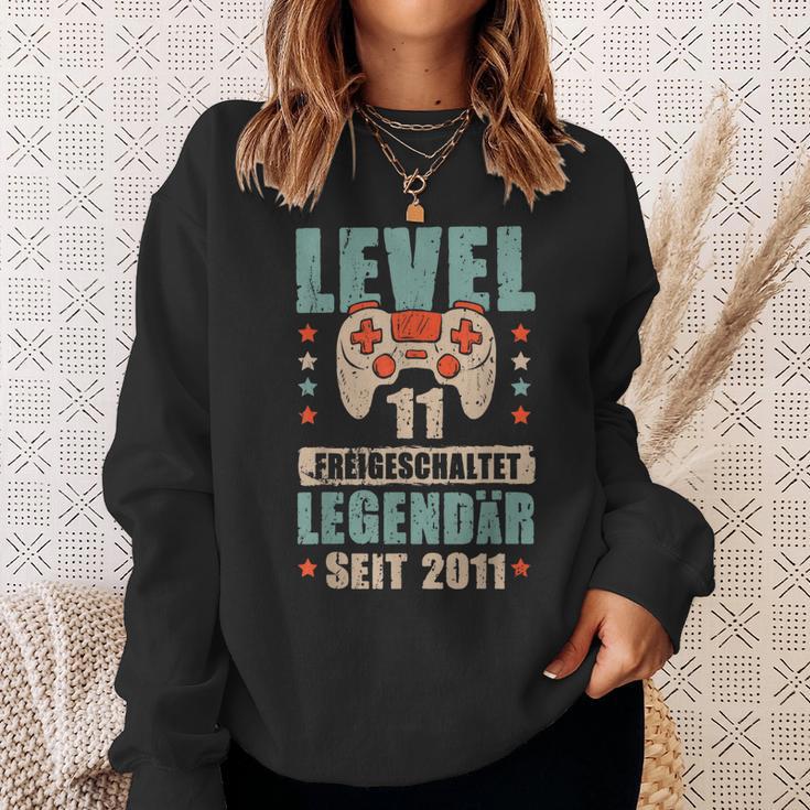 Level 11 Jahre Geburtstags Junge Gamer 2011 Geburtstag Sweatshirt Geschenke für Sie