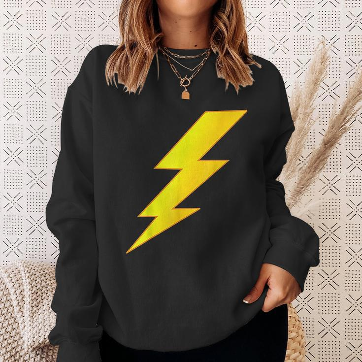 Lightning Bolt Last Minute Halloween Costume Men Women Sweatshirt Graphic Print Unisex Gifts for Her