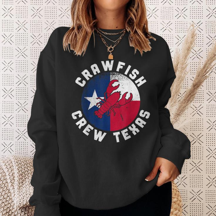 Lobster Funny Crawfish Boil Crew Texas Crayfish Sweatshirt Gifts for Her