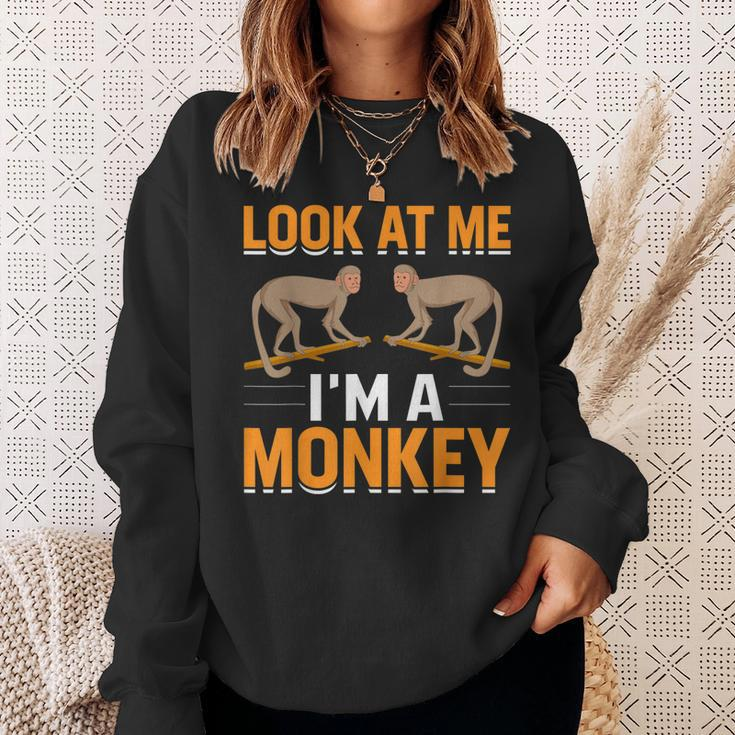 Look At Me Im A Monkey Sweatshirt Gifts for Her