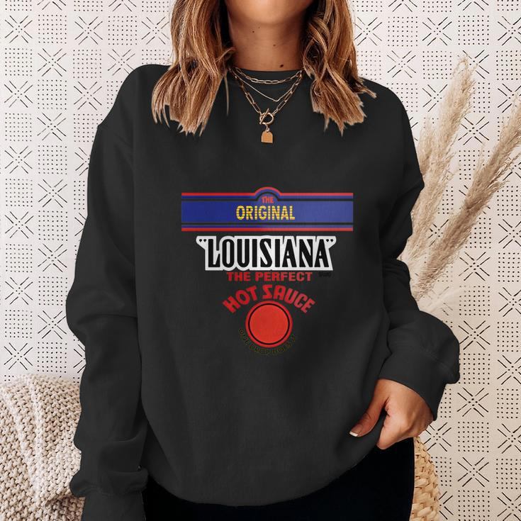Louisiana Hot Sauce Men Women Sweatshirt Graphic Print Unisex Gifts for Her