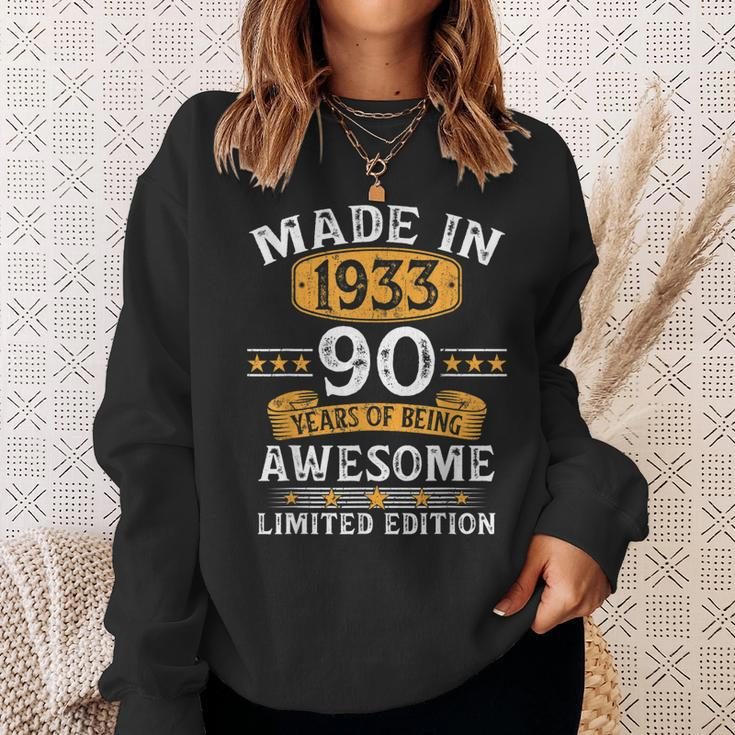 Made In 1933 90 Years Old 90Th Birthday Gifts For Men Sweatshirt Gifts for Her