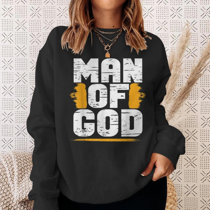 Man Of God Christian Believer Dad Daddy Father’S Day Cute Sweatshirt Gifts for Her