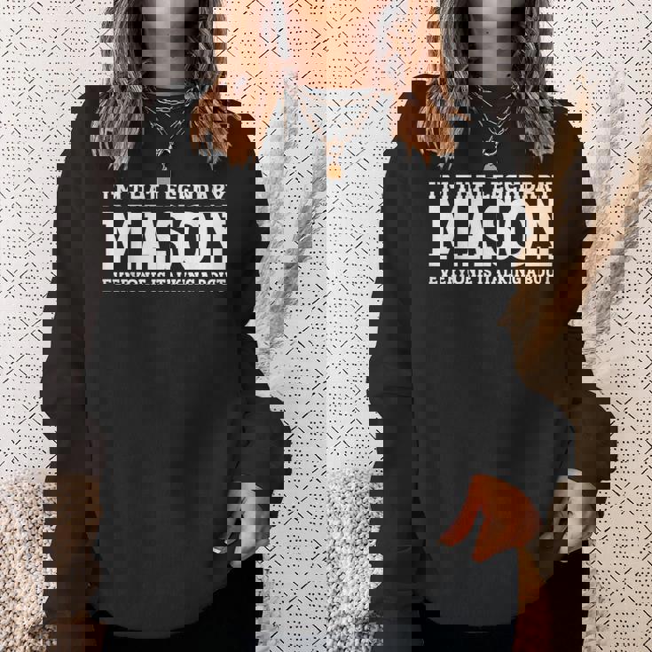 Mason Personal Name Funny Mason Sweatshirt Gifts for Her