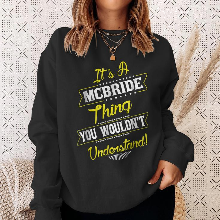 Mcbride Thing Family Name Reunion Surname TreeSweatshirt Gifts for Her