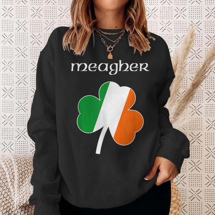 MeagherFamily Reunion Irish Name Ireland Shamrock Sweatshirt Gifts for Her