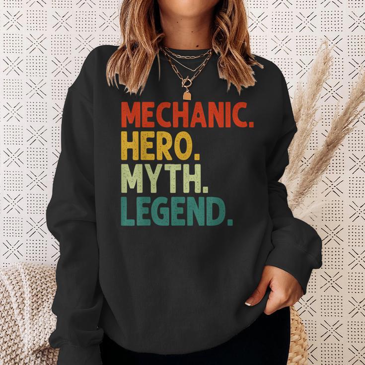 Mechaniker Held Mythos Legende Retro Vintage-Maschinist Sweatshirt Geschenke für Sie