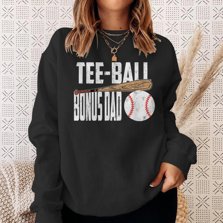 Mens Ball Bonus Dad Vintage Ball Funny Tball Bonus Dad Sweatshirt Gifts for Her