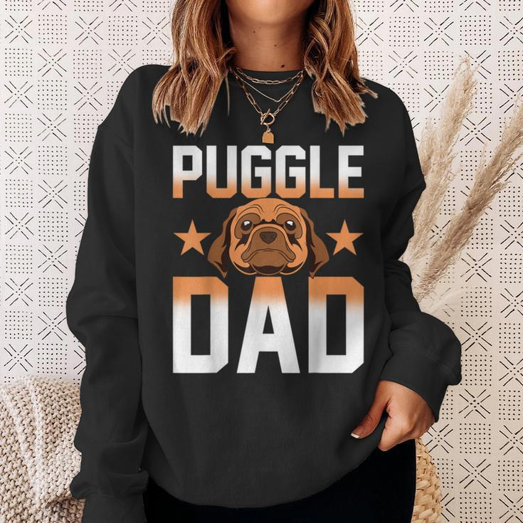 Mens Daddy Puggle Dad Dog Owner Dog Lover Pet Animal Puggle Sweatshirt Gifts for Her